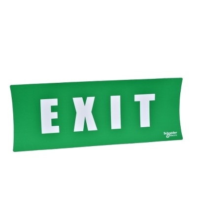 OVA50281E Sada piktogramů EXIT, jednostranné nebo oboustranné, ASTRO GUIDA, Schneider Electric