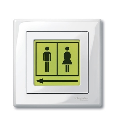 MTN587095 Sada předtištěných fólií pro mechanismus světelný signál LED, positivní, Schneider Electric