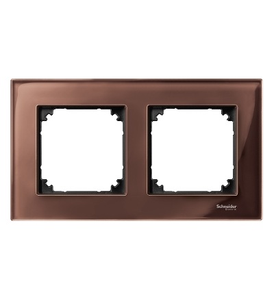 MTN4020-3215 Rámeček 2násobný M-Elegance Mahogany Brown, Schneider Electric