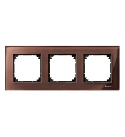 MTN4030-3215 Rámeček 3násobný M-Elegance Mahogany Brown, Schneider Electric
