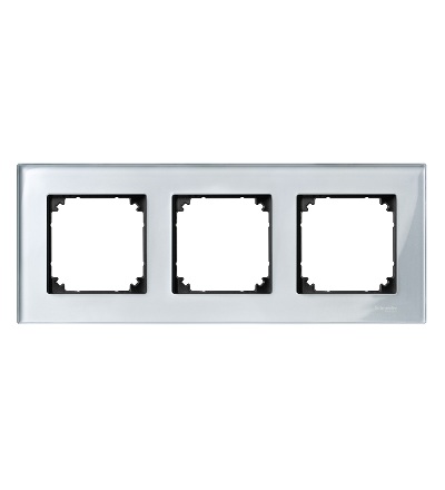 MTN4030-3260 Rámeček 3násobný M-Elegance Diamond Silver, Schneider Electric
