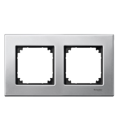 MTN403260 Rámeček 2násobný M-Elegance Platinum Silver, Schneider Electric