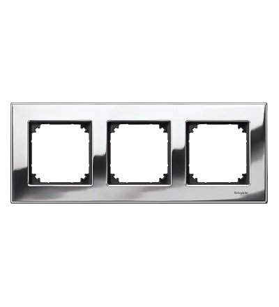 MTN403339 Rámeček 3násobný M-Elegance Chrom, Schneider Electric