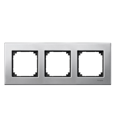 MTN403360 Rámeček 3násobný M-Elegance Platinum Silver, Schneider Electric