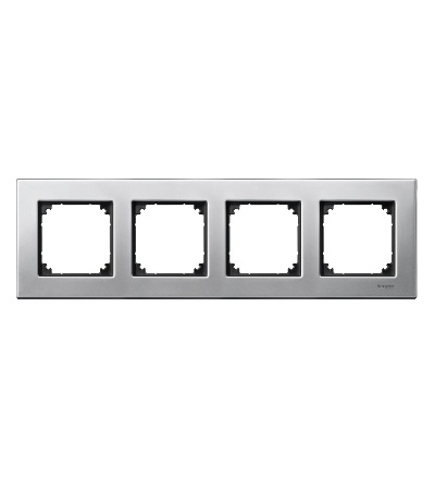 MTN403460 Rámeček 4násobný M-Elegance Platinum Silver, Schneider Electric