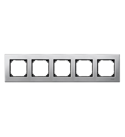 MTN403560 Rámeček 5násobný M-Elegance Platinum Silver, Schneider Electric
