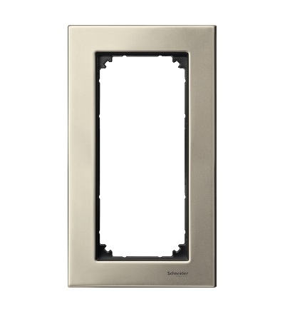 MTN403805 Rámeček 2násobný bez stř. můstku M-Elegance Titanium, Schneider Electric