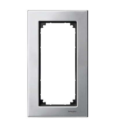 MTN403860 Rámeček 2násobný bez stř. můstku M-Elegance Platinum Silver, Schneider Electric