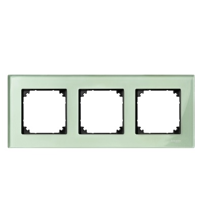MTN404304 Rámeček 3násobný M-Elegance Emerald Green, Schneider Electric