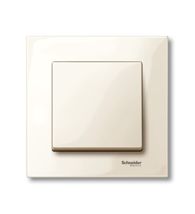 MTN432144 Kryt spínače, System M, white cream, Schneider Electric