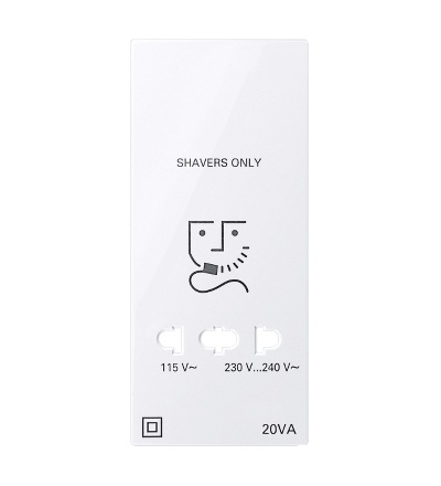 MTN213625 Kryt zásuvky pro holicí strojek, System M, active, Schneider Electric