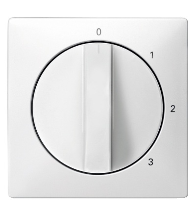 MTN316919 Centrální deska pro třípolohový otočný spínač, S-Design, polar, Schneider Electric