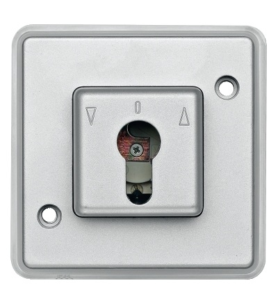 MTN318260 Ovládač žaluzií pro cylindrický zámek, IP44, Antivandalism, Schneider Electric