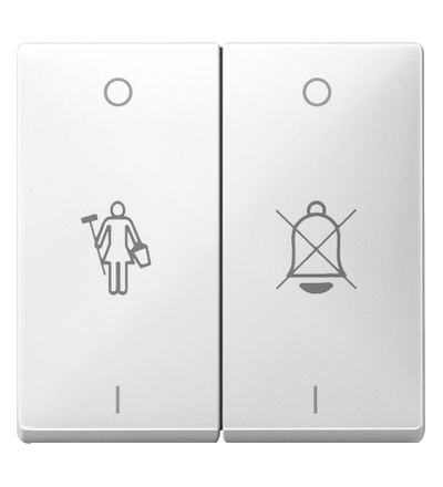 MTN412619 Kryt pro kolébkový spínač pro dvouokruhový spínač s označením, S-Design, polar, Schneider Electric