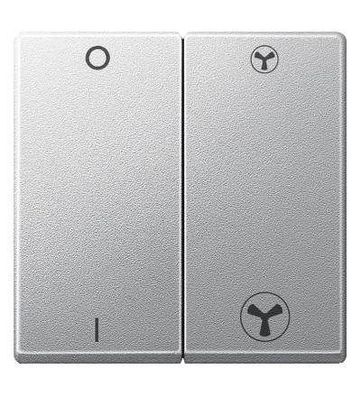 MTN435060 Kolébkový spínač, dvousegmentový pro spínač VMC, System M, alu, Schneider Electric