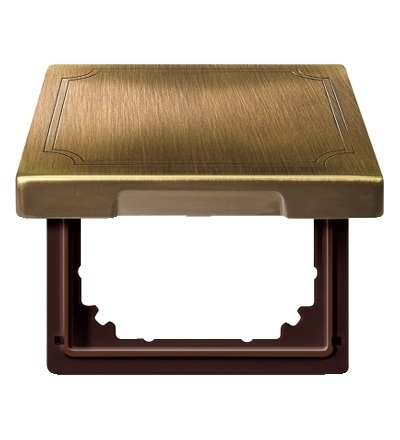 MTN516443 Adaptér s krytem, S-Design, antique brass, Schneider Electric