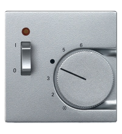 MTN536160 Centrální deska pro mechanismus ovládání teploty místnosti se spínačem, System M, alu, Schneider Electric