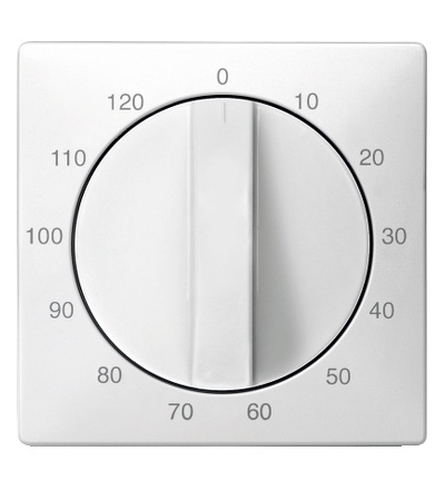 MTN538419 Centrální deska pro mechanismus časového spínače, 120 min., S-Design, polar, Schneider Electric