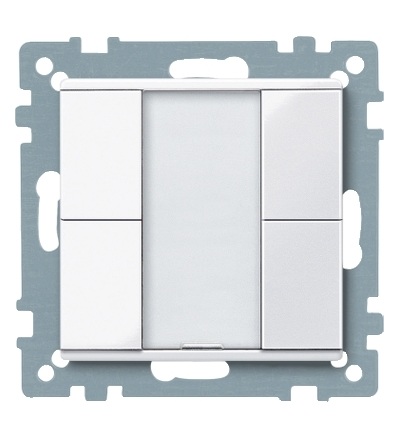 MTN617225 KNX tlač. panel 2-násobný plus, Active, System M, Schneider Electric