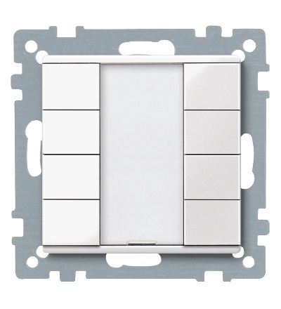 MTN617419 KNX tlač. panel 4-násobný plus, Polar, System M, Schneider Electric