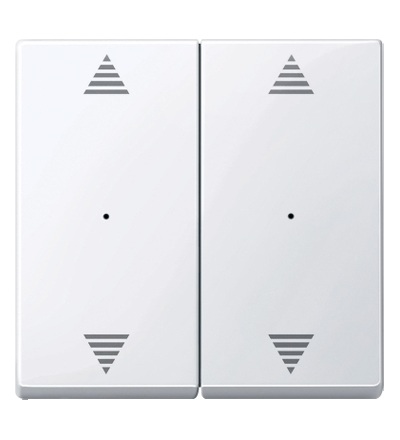 MTN619725 Kryty pro 2-násobný tlač. modul, 2xšipky, Active, System M, Schneider Electric