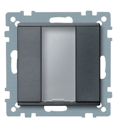 MTN627514 KNX tlač. panel 1-násobný plus, Antracit, System M, Schneider Electric