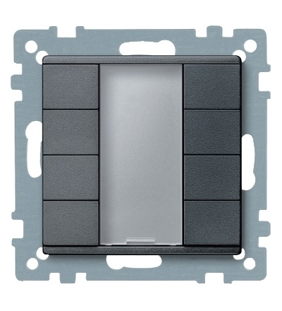 MTN627814 KNX tlač. panel 4-násobný plus, Antracit, System M, Schneider Electric