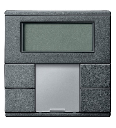 MTN6212-0414 KNX multifunkční tlač. panel, 2-násobný plus+RTC, Antracit, System M, Schneider Electric