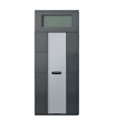 MTN6214-0414 KNX multifunkční tlač. panel, 4-násobný plus+RTC+IČ, Antracit, System M, Schneider Electric