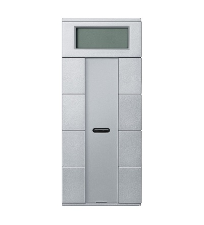 MTN6214-0460 KNX multifunkční tlač. panel, 4-násobný plus+RTC+IČ, Aluminium, System M, Schneider Electric