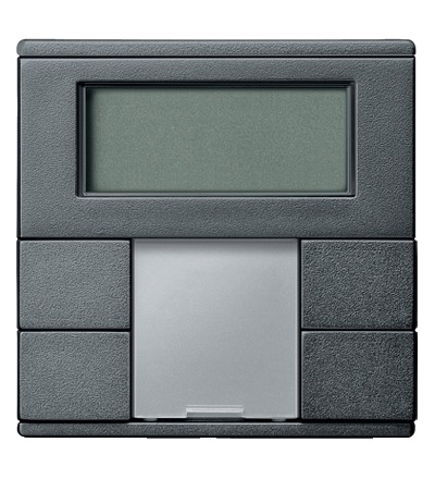 MTN6241-0414 KNX regulátor teploty místnosti s displejem, Antracit, System M, Schneider Electric