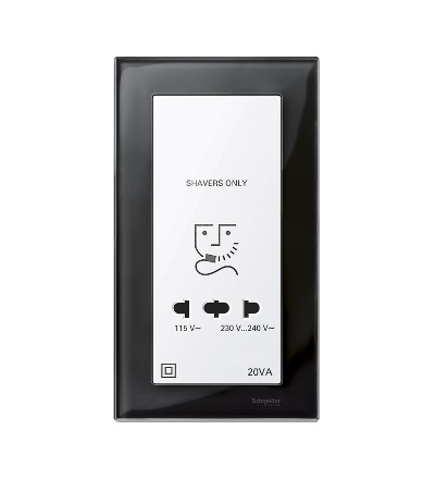 MTN213619 Kryt zásuvky pro holicí strojek, System M, polar, Schneider Electric
