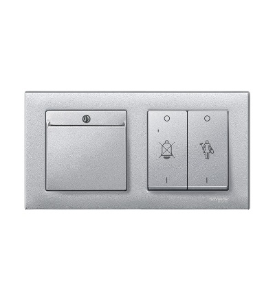 MTN315460 Držák hotelové magnetické karty, System M, alu, Schneider Electric