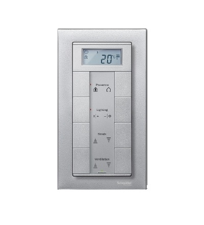 MTN488860 Rámeček M-Plan, dvousegmentový, bez středního můstku, Aluminium, Schneider Electric