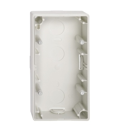 MTN512219 Krabice pro povrchovou montáž dvojnásobná, polar, M-Smart, Artec, Schneider Electric