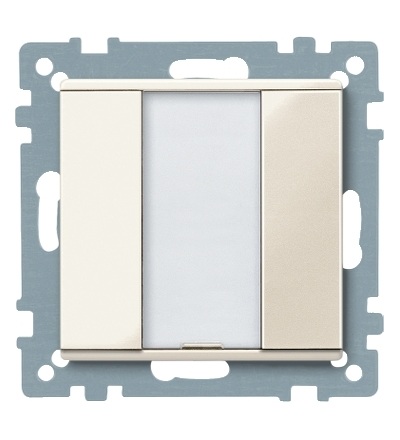 MTN617144 KNX tlač. panel 1-násobný plus, White, System M, Schneider Electric