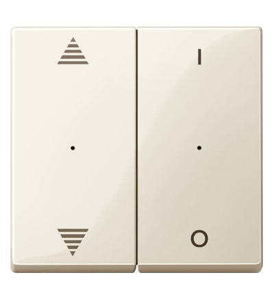 MTN619644 Kryty pro 2-násobný tlač. modul, šipky+1/0, White, System M, Schneider Electric