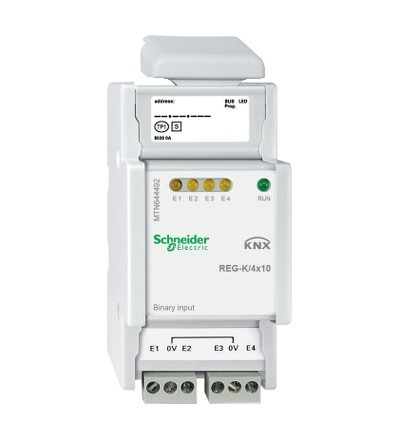 MTN644492 KNX modul binárních vstupů REG-K/4x10, Schneider Electric