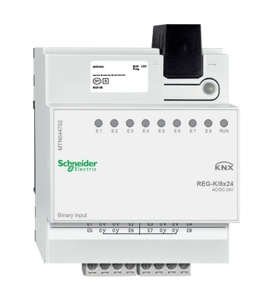 MTN644792 KNX modul binárních vstupů REG-K/8x24, Schneider Electric