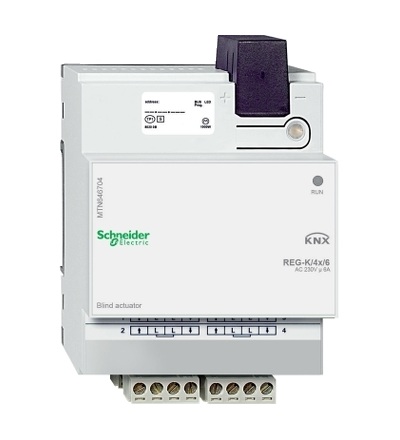 MTN646704 KNX žaluziový akční člen REG-K/4x/6, Schneider Electric
