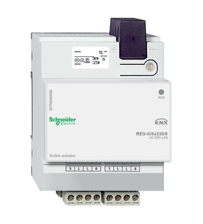MTN646808 KNX spínací akční člen REG-K/8x230/6, Schneider Electric