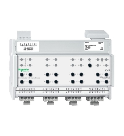 MTN649808 KNX žaluziový akční člen REG-K/8x/10+manuální režim, Schneider Electric