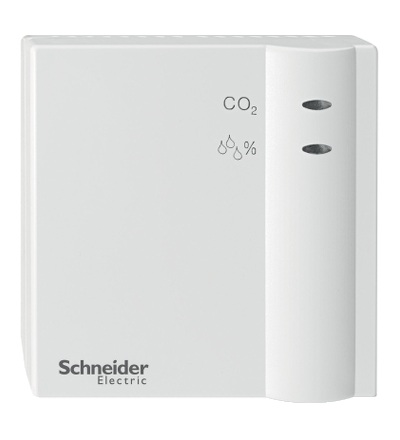 MTN6005-0001 KNX snímač CO2, vlhkosti a teploty, Schneider Electric
