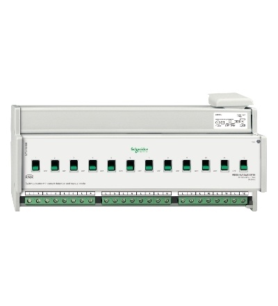 MTN648495 KNX spínací akční člen REG-K/12x230/16+manuální režim+detekce proudu, Schneider Electric