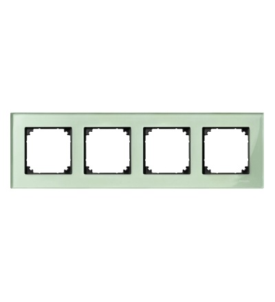 MTN404404 Rámeček 4násobný M-Elegance Emerald Green, Schneider Electric