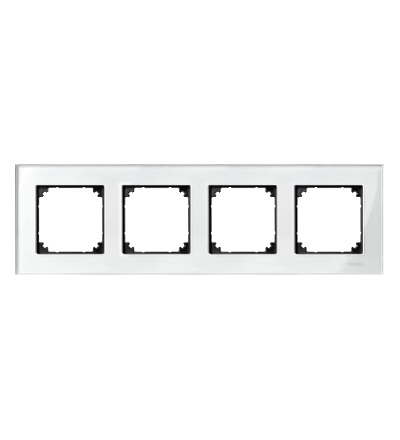 MTN404419 Rámeček 4násobný M-Elegance Brilliant white, Schneider Electric