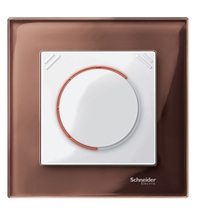 MTN4010-3215 Rámeček 1násobný M-Elegance Mahogany Brown, Schneider Electric