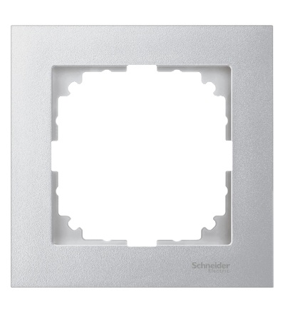 MTN4010-3660 Rámeček 1násobný M-Pure, aluminium, Schneider Electric
