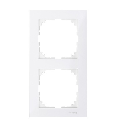 MTN4020-3619 Rámeček 2násobný M-Pure, polar, Schneider Electric