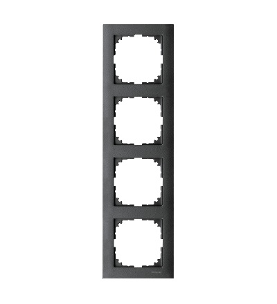 MTN4040-3614 Rámeček 4násobný M-Pure, antracit, Schneider Electric